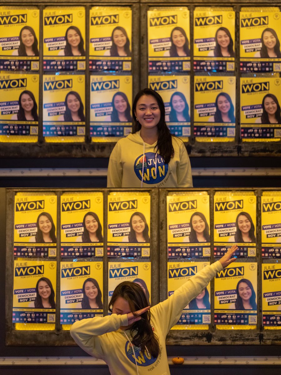 juliej_won's tweet photo. With a bit of faith, hard fought perseverance, and the most amazing team + volunteers— it is my honor to say, we won! #JulieWon
Thank you for being on this journey and for encouraging me to keep going when things were tough. more to come #d26 you have my whole heart 💗 https://t.co/mIOpDkkhsx