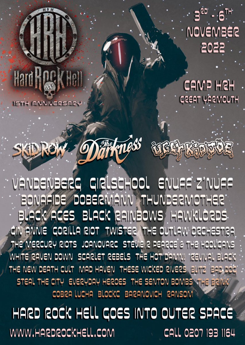 We are so excited to announce we are performing the main stage at <a href="/hardrockhell/">HRH X</a> 15th anniversary next year in Great Yarmouth!!Get your tickets NOW! 
HRH15 packages are now available to purchase here
 rb.gy/jxusp3
#JOANovARC #hardrockhell #gigs2022 #supportlivemusic