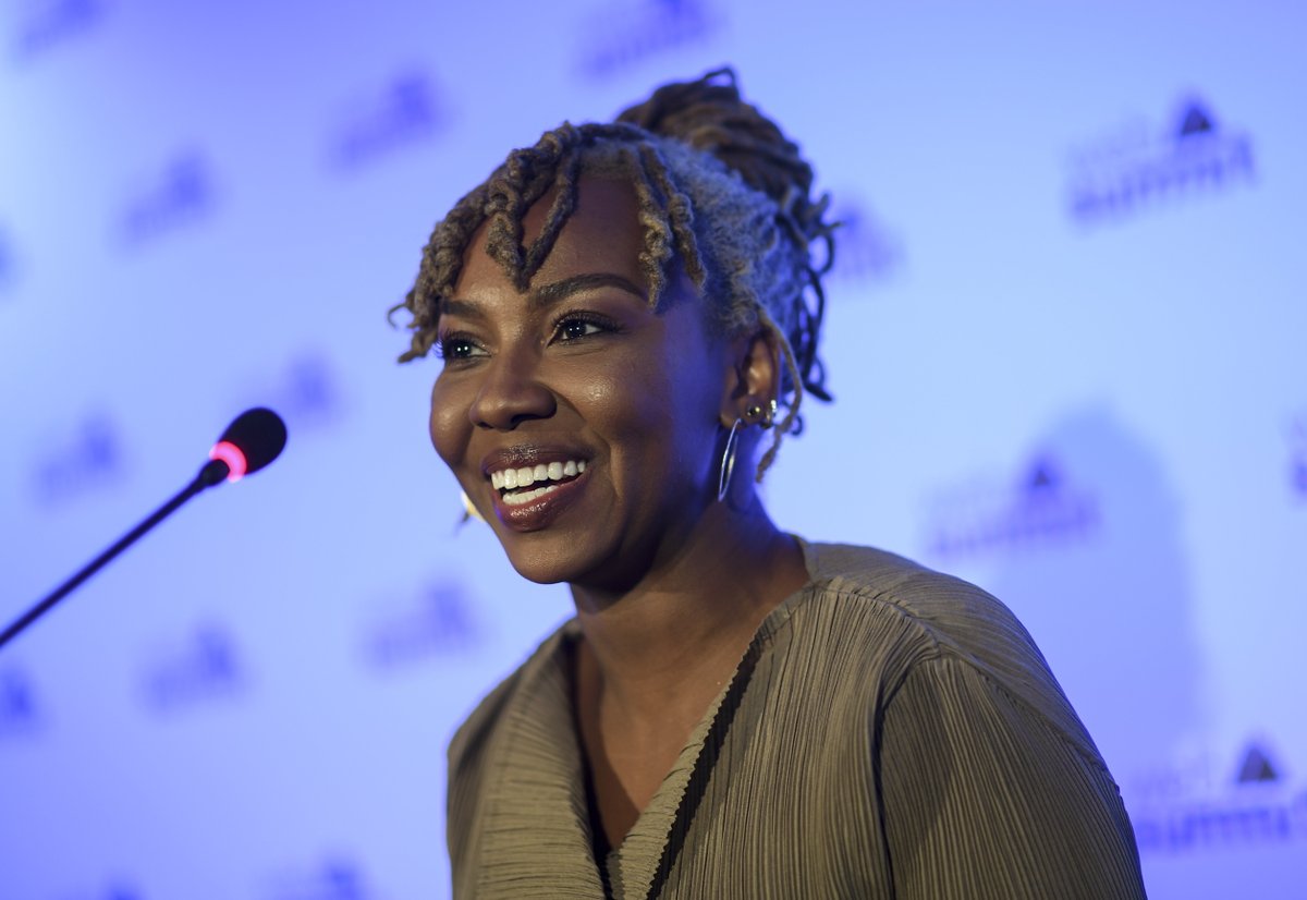 WebSummit's tweet photo. Day 2 highlights ✨
We hosted some incredible speakers at our press conferences today, including @nasdaily, Daniela Braga of @Definedai, @ayotometi, and @tinie ⚡️⚡️⚡️ https://t.co/bgfOStDX9x
