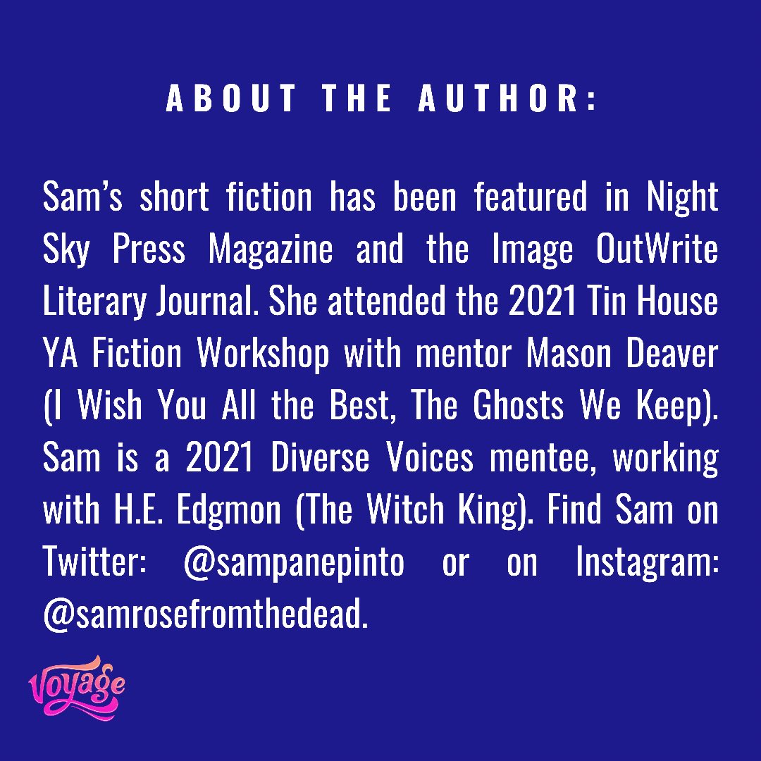 We’re leaving earth with @sampanepinto and Sam’s story GENERATION PROXIMA, which you can read on the Voyage site! thevoyagejournal.com/generation-pro… #yalit #WritingCommunity