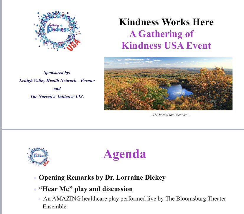 TNINarrative's tweet photo. @T_N_Initiative Gathering of Kindness/USA for LVHN-Pocono at ESU. https://t.co/JV2tPEcB1P