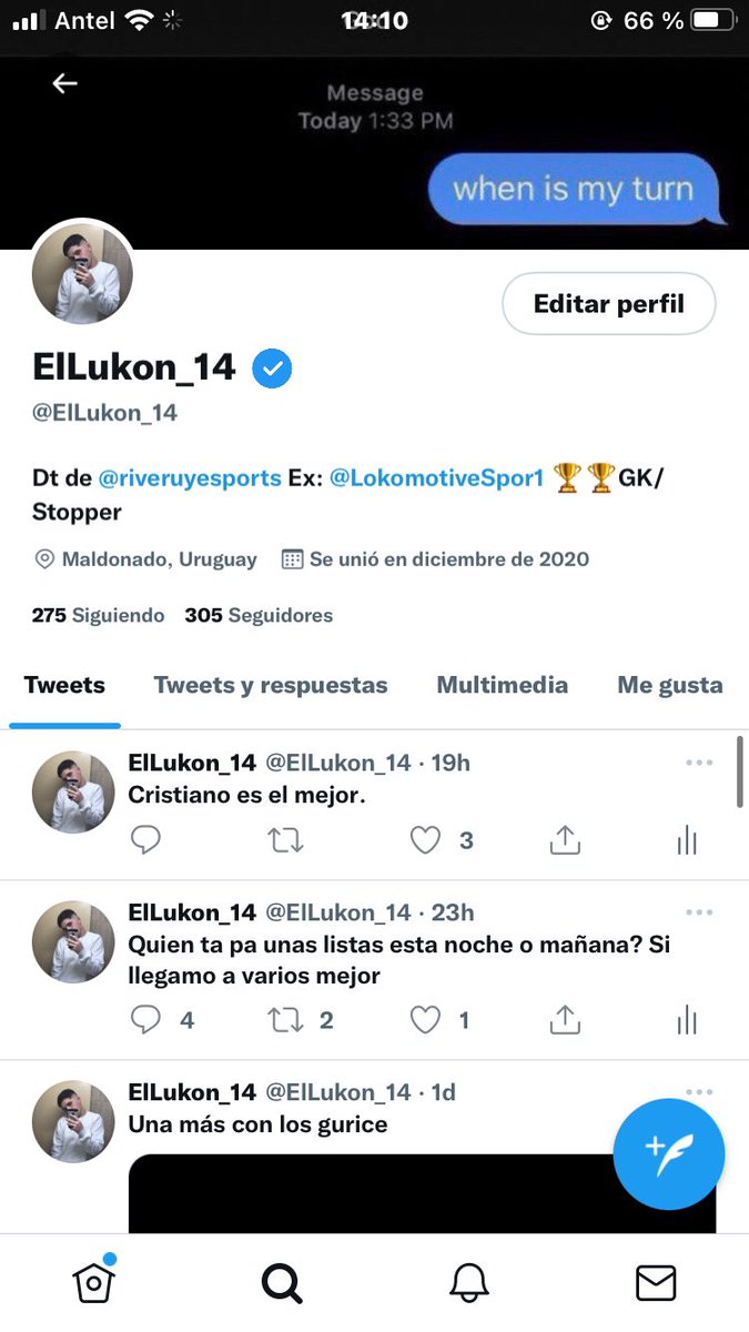 ElLukon_14's tweet photo. Ahora si😎 https://t.co/JK0kInpiiY