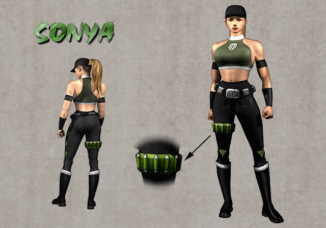 Sonya Blade - Mortal Kombat 4 by ZabZarock on DeviantArt