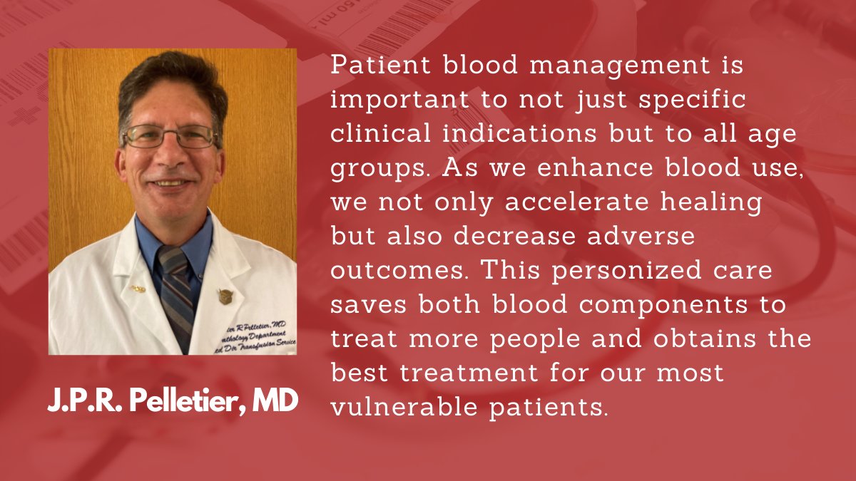 AABB's tweet photo. Patient blood management helps improve patient outcomes and extend the blood supply. https://t.co/JdslVX9LTf #PBMAW2021 https://t.co/5Rj999cwj6