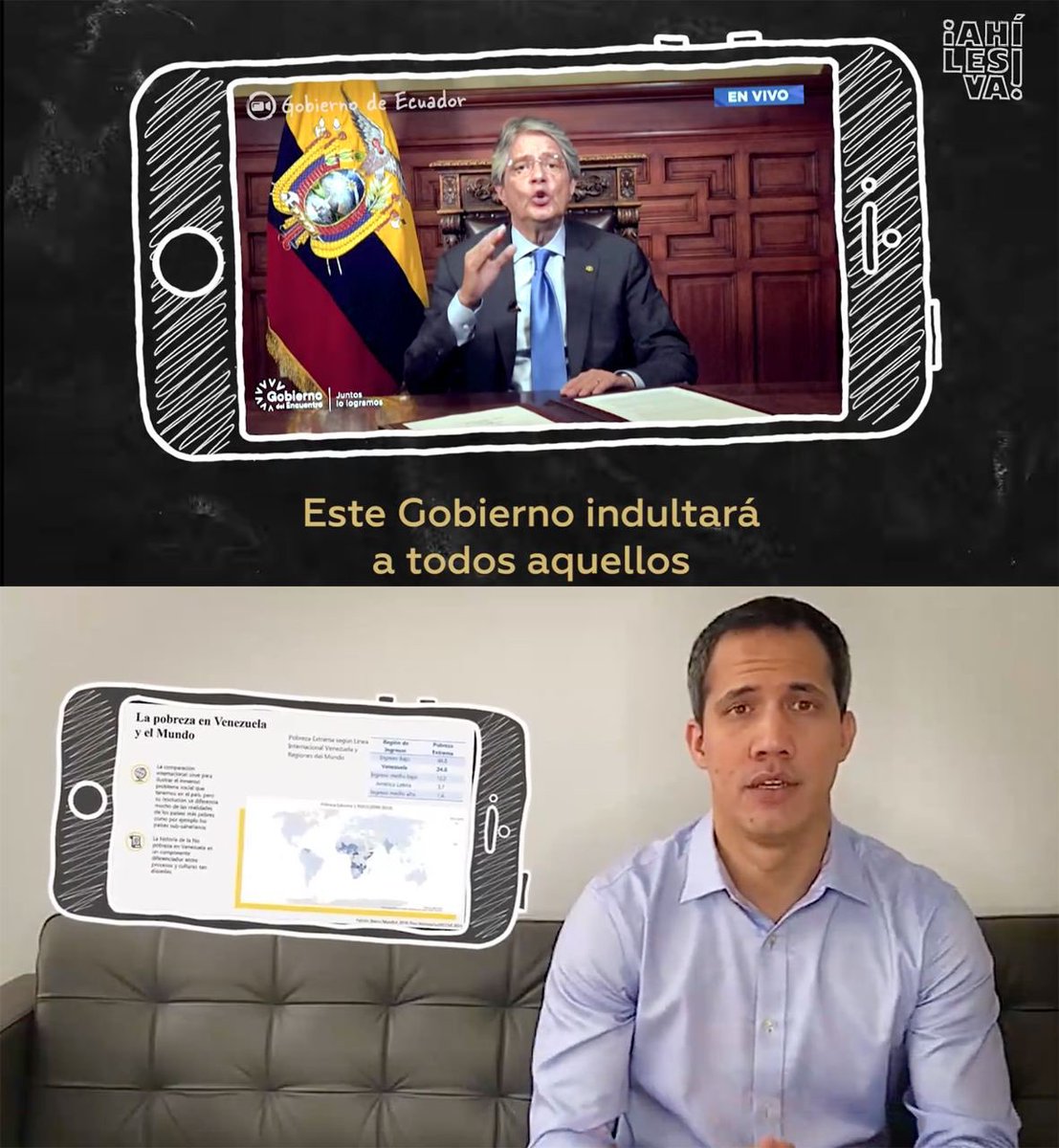 No podía ser de otra manera: el presidente autoproclamado también tiene un equipo de diseño autoproclamado 🤔