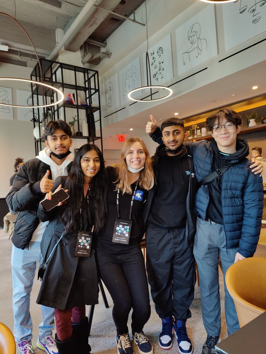 AnettRolikova's tweet photo. So excited about the future generation entering crypto. Watch out these kids are GMI! 

Thank you @ricburton &amp; CT for sending these kids to NYC 🤗 https://t.co/aVaVFfQ7cc