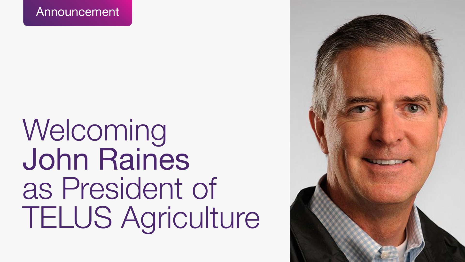 TELUS Agriculture & Consumer Goods on Twitter "We are excited to