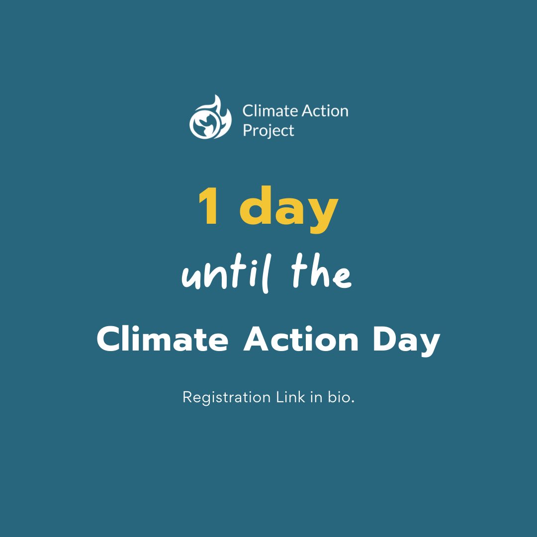 Tomorrow is the #ClimateActionDay! Register using the link in our bio or here: climateactionday.net 🌎 @hakanozer2 @zelfstudie @JenWilliamsEdu @ClimateActionED @SDGsInSchools @Futures2030 @kureselamaclar @undpturkiye @UN_SDG @COP26 @Sdg13Un @EdChatEU @edchatTR @csbgovtr