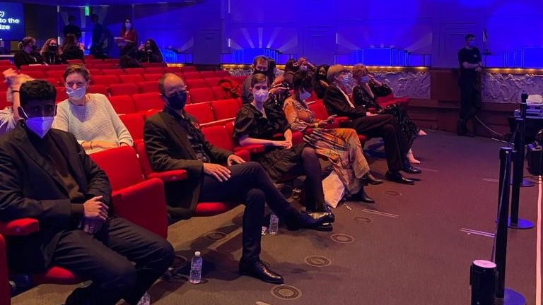 TheBookerPrizes's tweet photo. Our talented #2021BookerPrize shortlisted authors assemble at the BBC’s Radio Theatre for the ceremony

But who will be the winner?

Join the live broadcast at 7.15pm GMT to find out: https://t.co/AV21wqAtaD https://t.co/SzIDQlZdtl