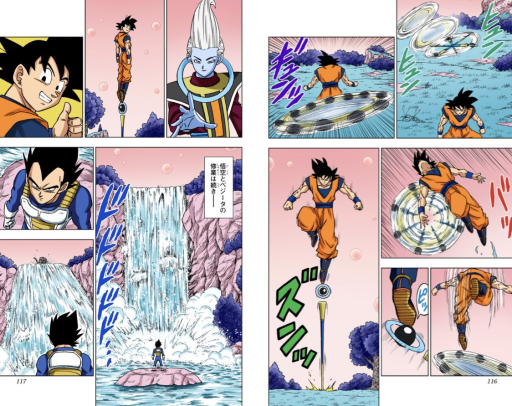 vegetto1508's tweet photo. entrenamiento de goku y vegeta :0 estan increibles los coloreos esta vez me gusto mucho
#dbs77 #DragonBallSuper https://t.co/rQMrpgoY87