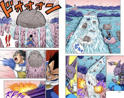vegetto1508's tweet photo. entrenamiento de goku y vegeta :0 estan increibles los coloreos esta vez me gusto mucho
#dbs77 #DragonBallSuper https://t.co/rQMrpgoY87