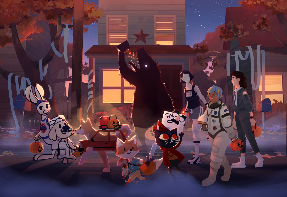 We're still working through all the candy we got 🍬

Happy spookytimes from all your friends at Finji 😄

(Art by <a href="/amegosh_/">Amelia h ➡️bsky</a>)