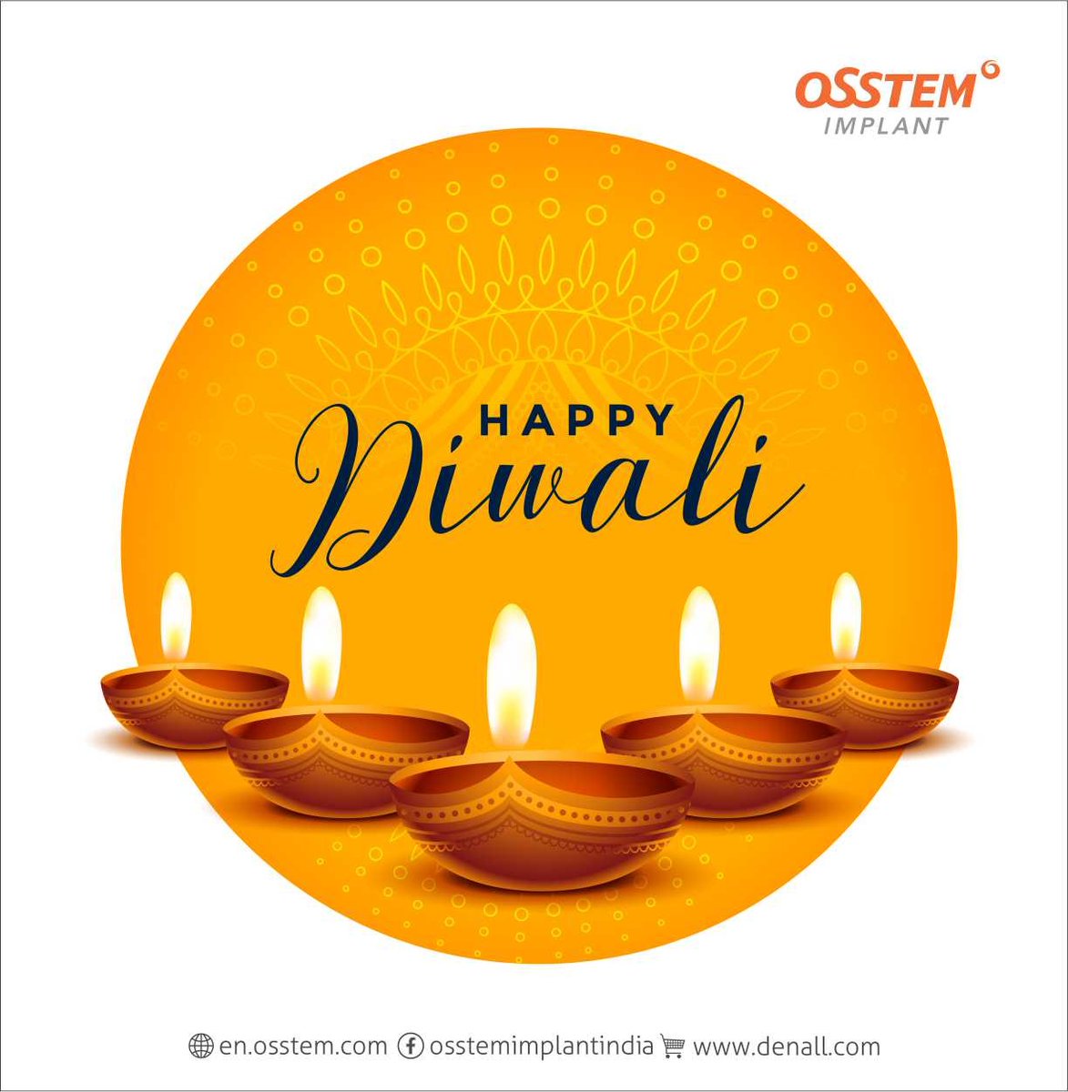 OsstemIndia's tweet photo. We wish you and your family a Happy Diwali! May the festival of lights brighten up your lives and bring to you happiness, and prosperity. #HappyDiwali
#OsstemImplantIndia #Osstem #Celebration https://t.co/tC0OzFMGGV
