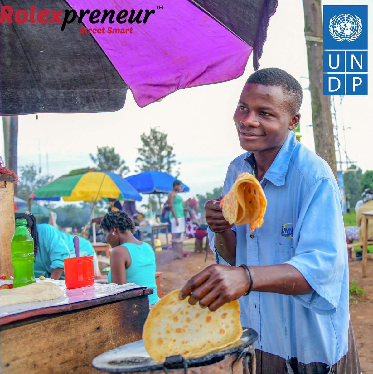RolexInitiative's tweet photo. Day 1: 2nd Stop over at Kyenjonjo to interact with the youth & women involved in fast food street Vending ,Capacity building is critical as we respond to the shocks of Covid-19
We are gearing up for RolexPreneur trainings. #RolexPreneur #SafeStreetFoodVending #BuildForwardB https://t.co/GRAX5qaVuF