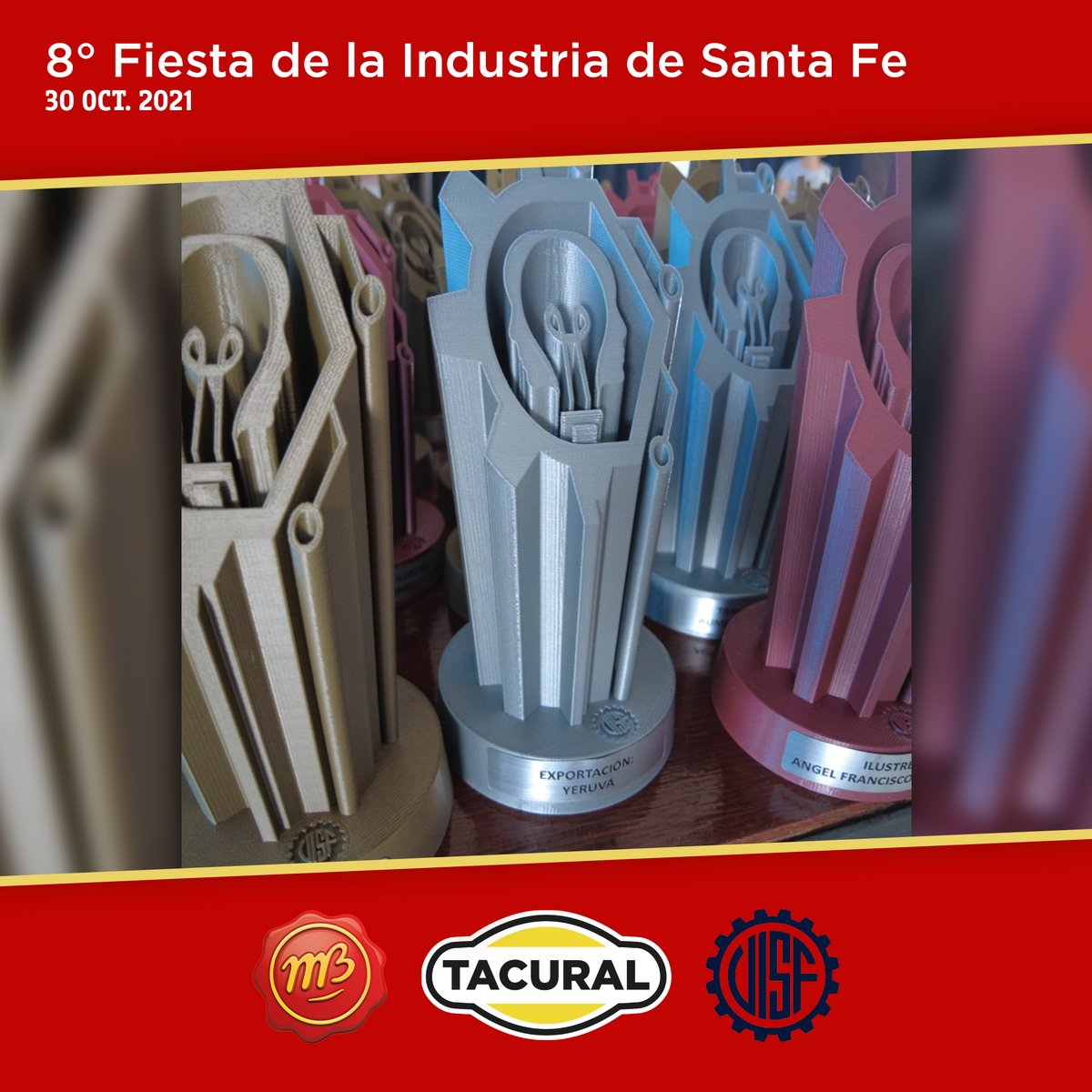 ChacinadosT's tweet photo. El Sábado 30 de Octubre📌, Chacinados Tacural SRL estuvo presente💪 en la 🧑‍🏭 La 8va Fiesta de la Unión Industrial de Santa Fe  UISF 🤝, con un gran reconocimiento por nuestros #40Años de trayectoria.👏👏👏

#Gracias 👉a todos quienes han aportado su trabajo y compañerismo🙌 https://t.co/QOUaPHDZtH