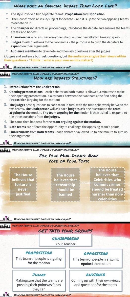 Really enjoyed creating the English Enrichment Taster lessons for KS3&amp;4 for this week! 🙌🏻
Film Club, Book Club and Debate Club have gone down a treat in lessons this week!!
Links to curriculum for each to push English!
#Enrichment #English #Film #Mythology #Debate #Curriculum