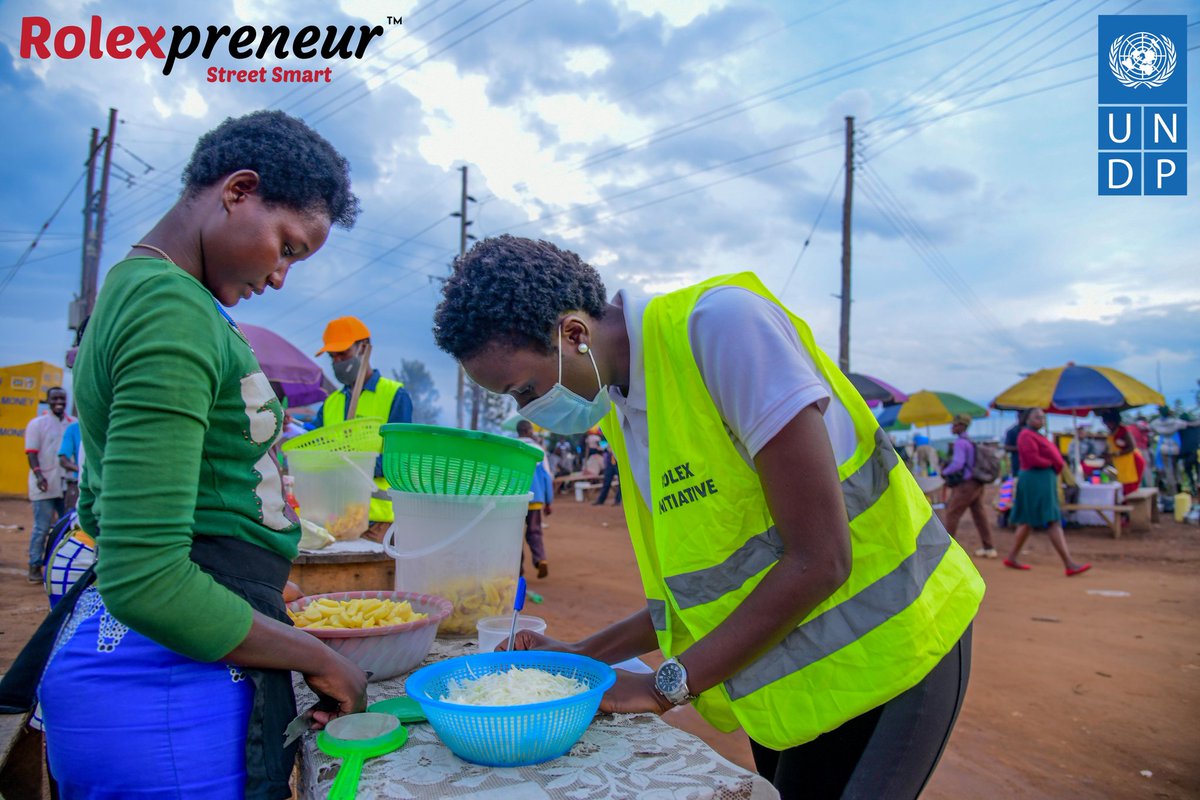 RolexInitiative's tweet photo. Day 1: 2nd Stop over at Kyenjonjo to interact with the youth & women involved in fast food street Vending ,Capacity building is critical as we respond to the shocks of Covid-19
We are gearing up for RolexPreneur trainings. #RolexPreneur #SafeStreetFoodVending #BuildForwardB https://t.co/GRAX5qaVuF