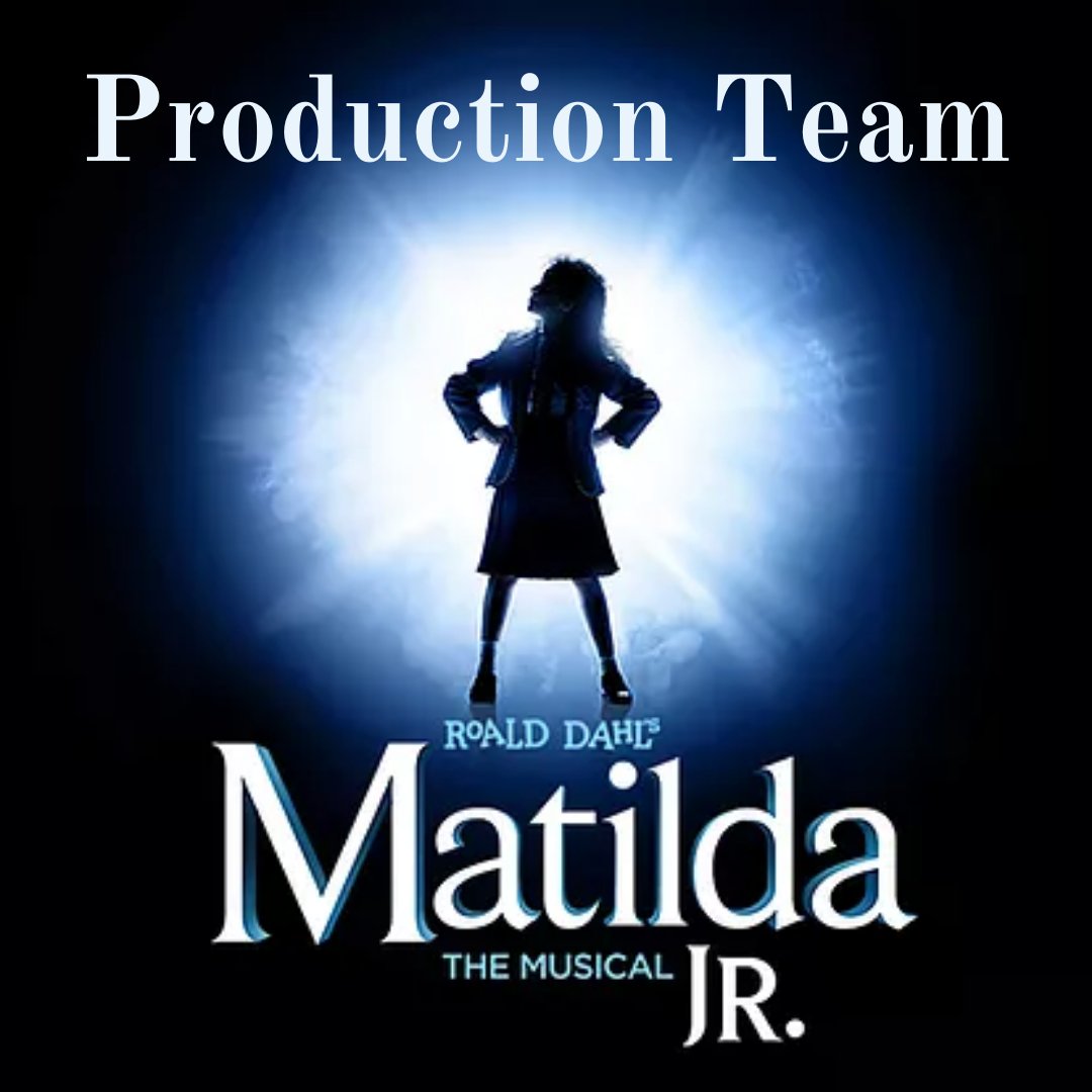 Now that our October show week is done (we’re suffering from post-show blues 😭) 

It’s time to look to our next main production MATILDA JR. ⭐️

Here’s our production team… 
📚 Director - Kayleigh Smith
📚 Choreographer - Louise Goodchild
📚 Vocal Coordinator - Lorna Boole