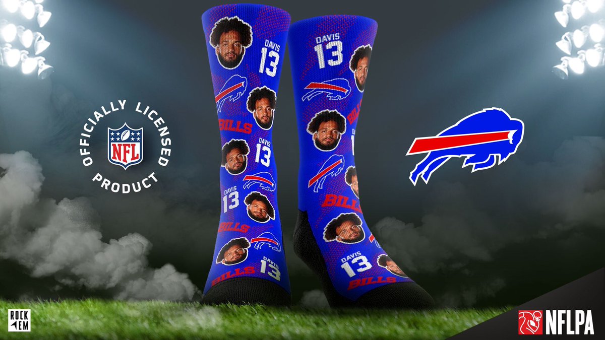 BillsMafiaBabes's tweet photo. Our friends at @RockEmSocks are good people, and are giving away 3 pairs of Gabriel Davis socks, one for every hole in his current pair.🤣 The rules are simple. Follow us both and retweet, and three winners will be selected this Friday! #GoBills #socksrock #BillsMafia https://t.co/uJoR9cHjnA