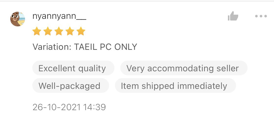 ldlcollective2's tweet photo. #LdlCollected
Some shopee feedback 🙏🏽 https://t.co/u75XToxjmt