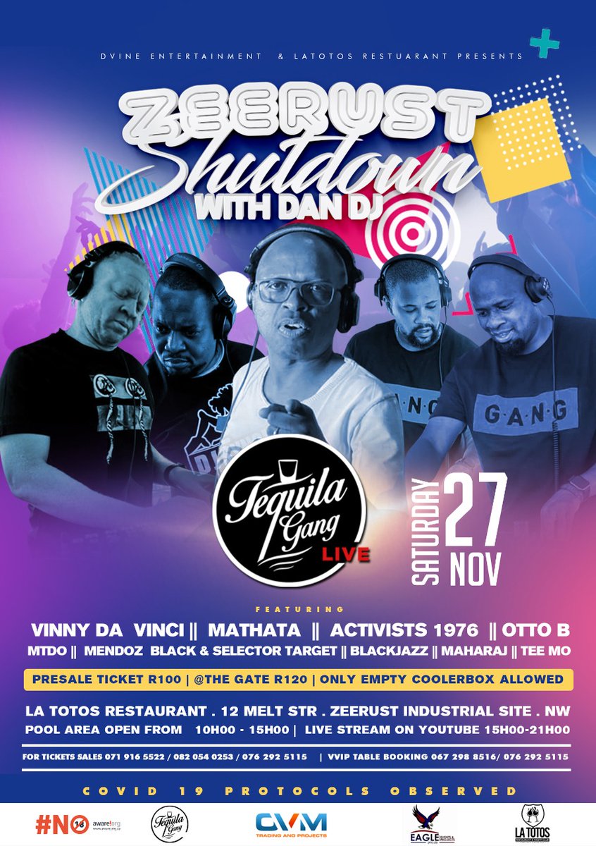 DvineTunez's tweet photo. @TotosGig @tequilagangsa  Goes live
27th Nov 2021 https://t.co/zIcbOGSBLo