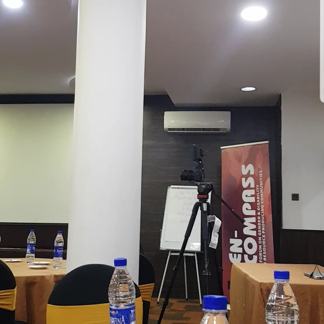 InvictusAfrica's tweet photo. Earlier today, Invictus Africa's Head of Programs and Communications represented the organization at 'Encompass: A Forum on Gender &amp; Disability in Resource-producing Communities' in Abuja.

#GenderandDisability
#WomenwithDisability
#SGBV

1/3 https://t.co/xbVems2MsN