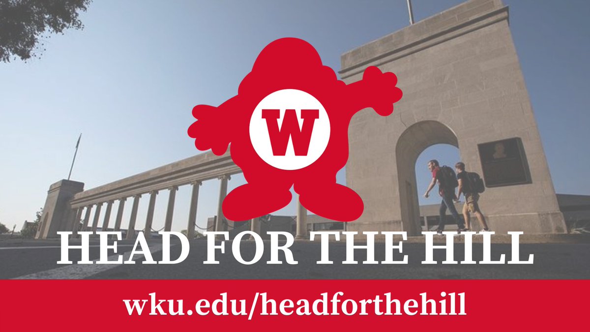 WKU has exactly what you're looking for! To show you all that we have to offer, we've got an exciting day planned for you on our campus. Join us on November 12th for Head for The Hill! Register now at the link provided.  
#ClimbWithUs