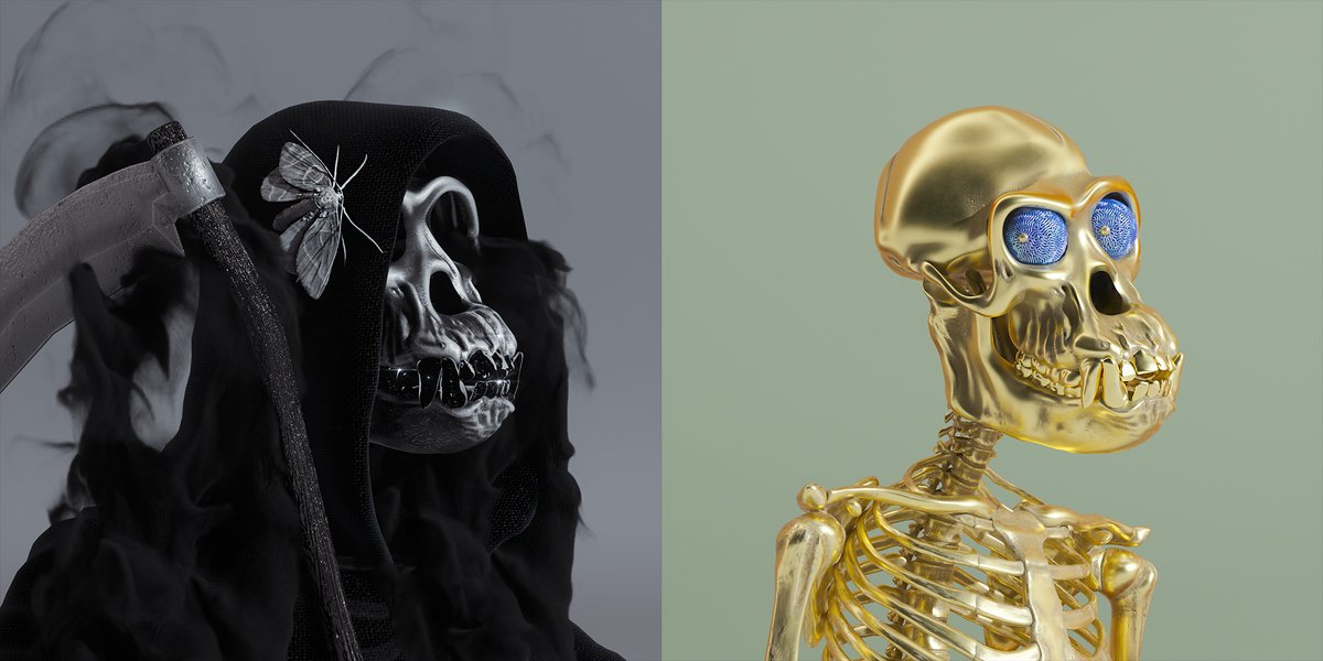 WickedBoneClub's tweet photo. Want two monsters for the price of one? Over the next 72 hours, we are airdropping two rare monsters!

The Grim Reaper will be airdropped alongside a random public mint: https://t.co/BNMKBH7pV0

Gold millennium will be airdropped to a random secondary sale txn. 

Best of luck! https://t.co/WJ9soragqE