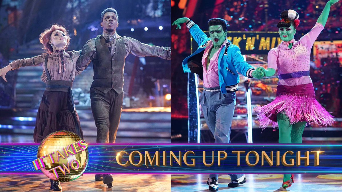 Tonight on #ItTakesTwo, zombies Tilly and Nikita have been reanimated while Rhys and Nancy have returned from war to chat all things #Strictly with @JManrara 

Plus <a href="/dbuzz6589/">dianne buswell</a> <a href="/karen_hauer/">Karen Hauer</a> @LubaMushtuk stop by to answer YOUR questions 👯‍♀️

📺 6:30pm on <a href="/BBCTwo/">BBC Two</a>