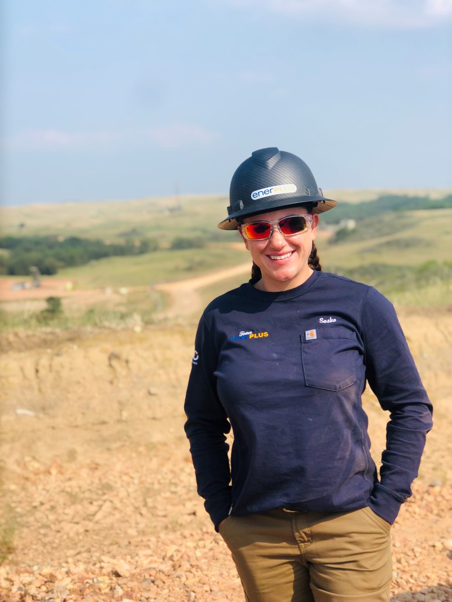 #WorkerWednesday

Sasha, an oilfield worker for 8 yrs, is a health &amp; safety advisory and "loves the responsibility of helping to foster development &amp; adherence to <a href="/EnerplusCorp/">Enerplus Corporation</a>'s culture of accountability &amp; superior safety" and to "facilitate our #ESG initiatives in the field."