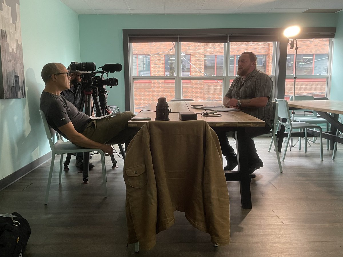 MentalHealthNS's tweet photo. Festival of Trees impact video shoot, Day 1 with ⁦@rpmprodhfx⁩ ⁦⁦@needleexchange2⁩ #changingthewaypeoplethink #FOT2021 #peersupport https://t.co/zuMwn0nz90