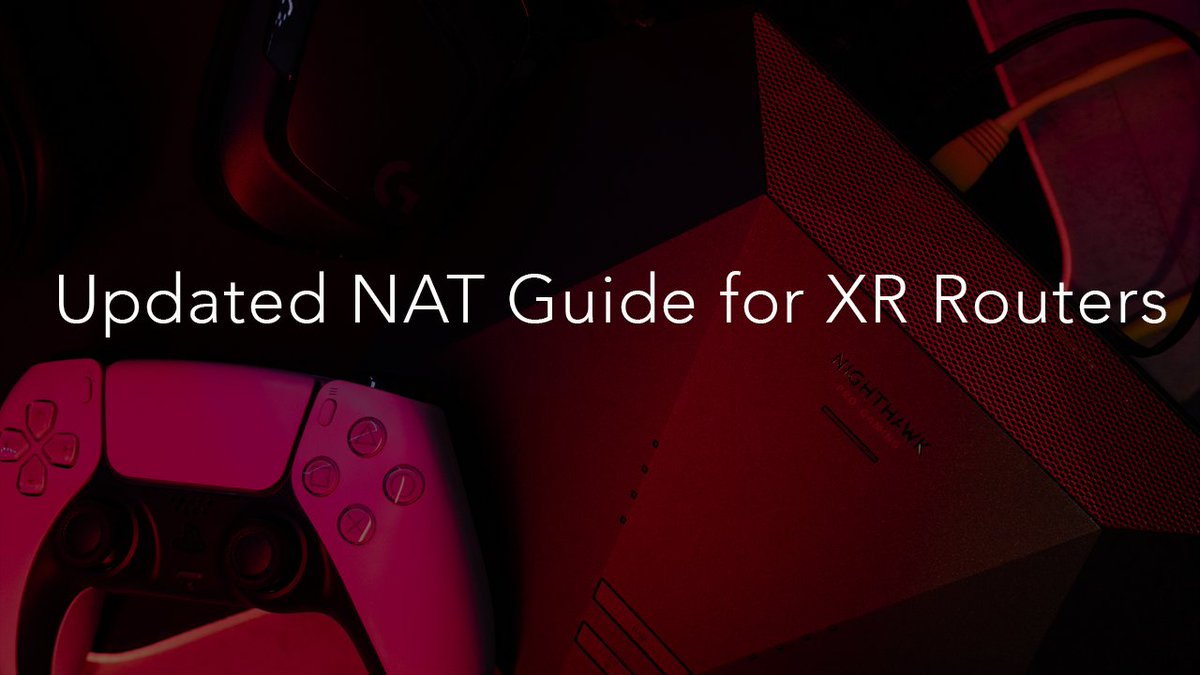 NETGEAR_UKI's tweet photo. From Playstation to XBOX, test your console's NAT type by following our simple guide: https://t.co/SF2b4z4IS0
#NPGLetsGo #WiFi6 #WreckTheLeaderboards #NETGEAR #NighthawkProGaming #XR1000 #videogames #gamingcommunity #gamingsetups #gamingislife #gaminggear #gamingstation https://t.co/VEgCZpSwZq