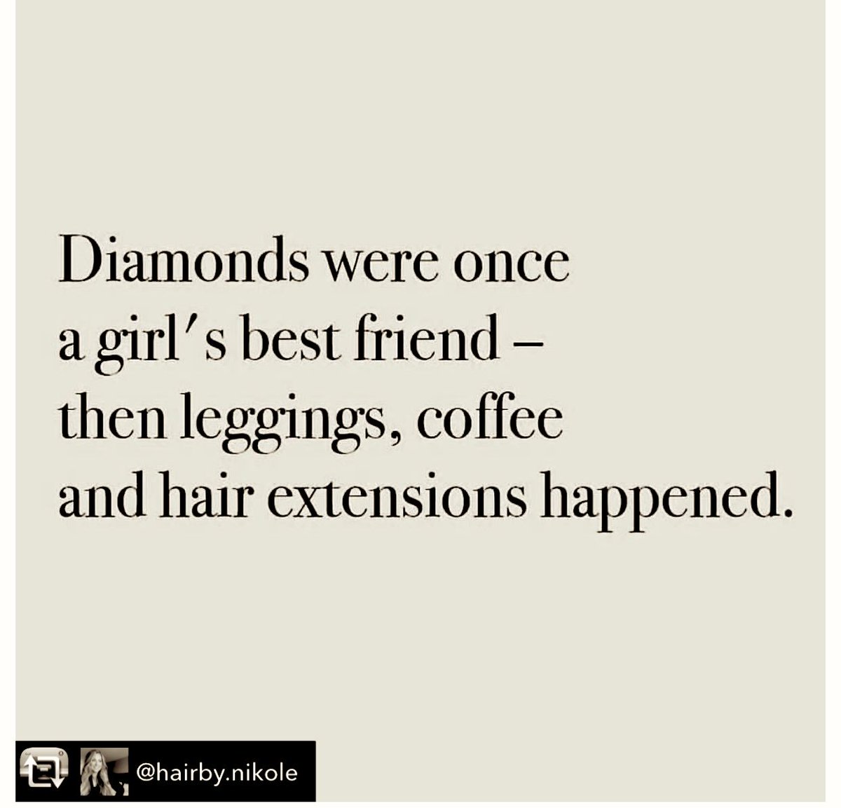 SO much truth (& hilarity) in this. #WednesdayWisdom #WednesdayWit #Hairhumor #hairextensions #SFSalon