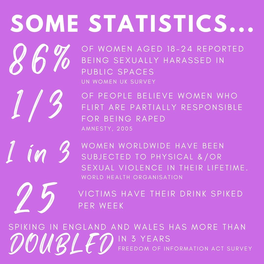 uobwim's tweet photo. TW - Physical and sexual violence against women. Today we are promoting women’s safety. This is a really important topic that needs addressing. Swipe for some shocking statistics, and to find out how you can take action! #GirlsNightIn #womensafety https://t.co/IO3fbMRiyT