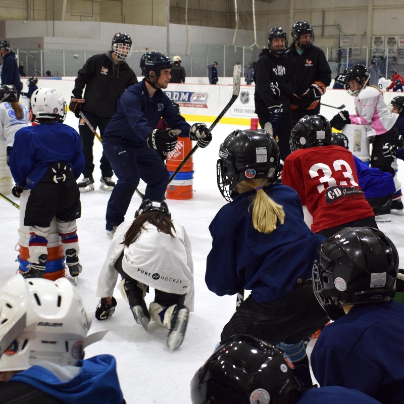 usahockey's tweet photo. The first of two national #TryHockey for Free days is this Saturday, Nov. 6! We can't wait to see you at the rink!