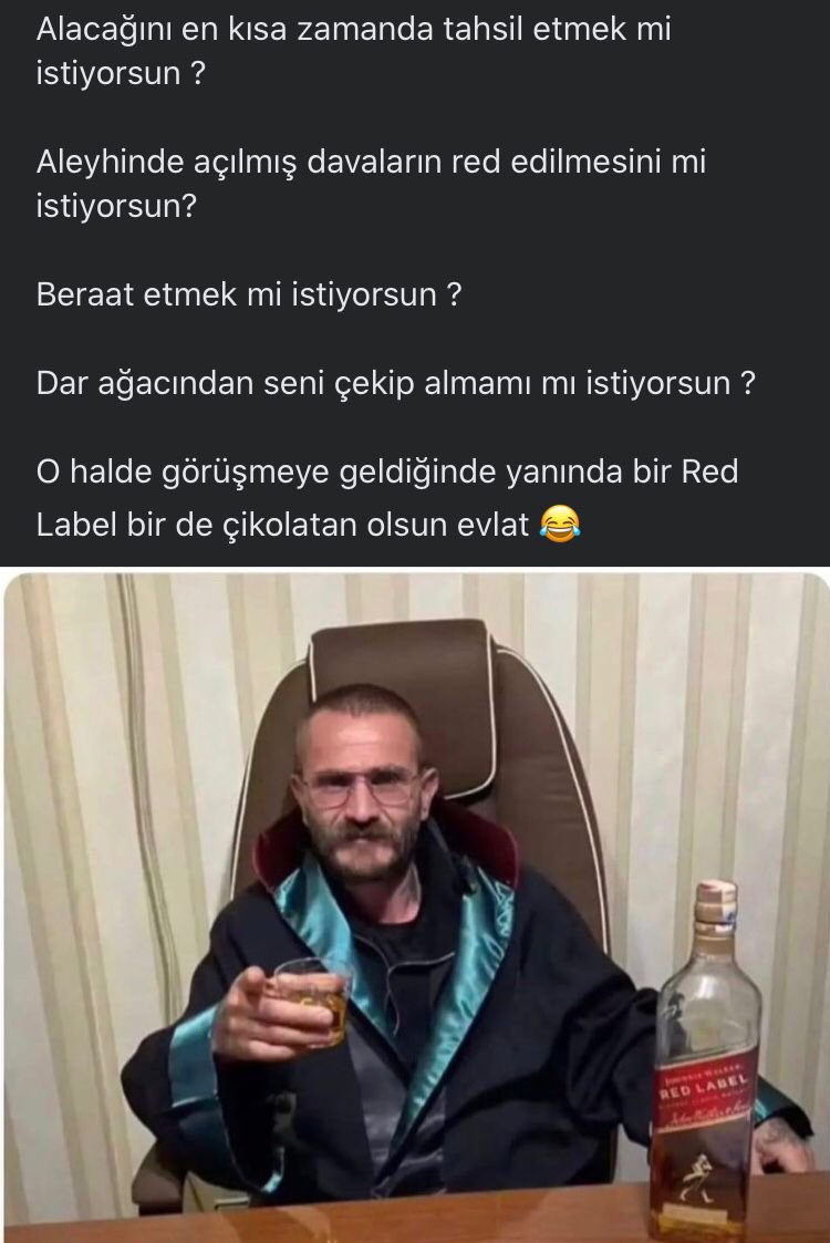 Av. Süleyman Büyükdemirel (@av_suleymanbd) on Twitter photo Sosyal medyanın “çöplük” yönünü gösteren bu paylaşımlarda avukatlık mesleğinin kutsalı olan #cübbe nin fenomen(!)ler tarafından böylesine basitleştirerek kullanılması kabul edilemez.
<a href="/istbarosu/">İstanbul Barosu</a>
<a href="/metinfeyzioglu/">Metin Feyzioğlu</a>
<a href="/barolar/">Türkiye Barolar Birliği</a>
<a href="/abdulhamitgul/">Abdulhamit Gül</a>
<a href="/adalet_bakanlik/">T.C. Adalet Bakanlığı</a> Sosyal medyanın “çöplük” yönünü gösteren bu paylaşımlarda avukatlık mesleğinin kutsalı olan #cübbe nin fenomen(!)ler tarafından böylesine basitleştirerek kullanılması kabul edilemez.
<a href="/istbarosu/">İstanbul Barosu</a>
<a href="/metinfeyzioglu/">Metin Feyzioğlu</a>
<a href="/barolar/">Türkiye Barolar Birliği</a>
<a href="/abdulhamitgul/">Abdulhamit Gül</a>
<a href="/adalet_bakanlik/">T.C. Adalet Bakanlığı</a>