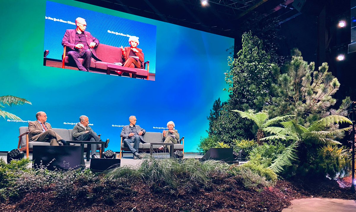Laurence Tubiana (@laurencetubiana) on Twitter photo Greenwashing is the new climate denial. We need to be honest and truthful to make these commitments a reality. Let’s move from net-zero to true-zero.
Great discussion with <a href="/jrockstrom/">Johan Rockström</a> & <a href="/andykarsner/">Andy Karsner</a> at the <a href="/nytimes/">The New York Times</a> Climate Hub on #COP26 Greenwashing is the new climate denial. We need to be honest and truthful to make these commitments a reality. Let’s move from net-zero to true-zero.
Great discussion with <a href="/jrockstrom/">Johan Rockström</a> & <a href="/andykarsner/">Andy Karsner</a> at the <a href="/nytimes/">The New York Times</a> Climate Hub on #COP26