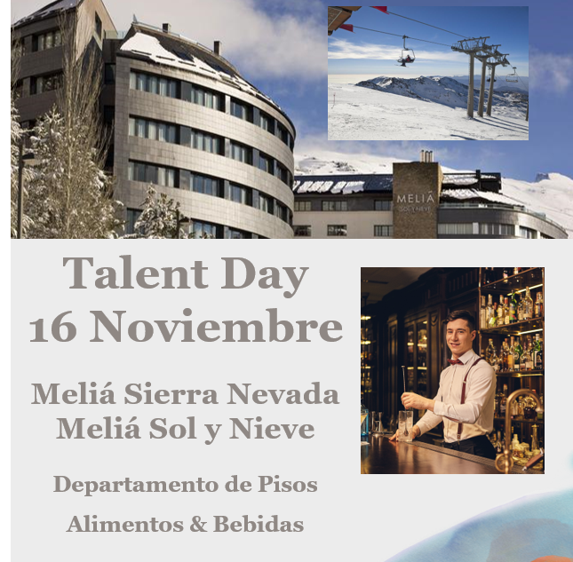 "Escojas la historia que escojas, tú eres el protagonista en
<a href="/MeliaHotelsInt/">Meliá Hotels International</a> "😉

¿Te apetece vivir una experiencia profesional única en #SierraNevada? 👉 ow.ly/NzZQ50GFuIq

❗❗Ofrecemos alojamiento y manutención❗❗ 

#WeAreMelia #Hriring #Trabajo #Empleo <a href="/M_SolyNieve/">Meliã Sol y Nieve</a>