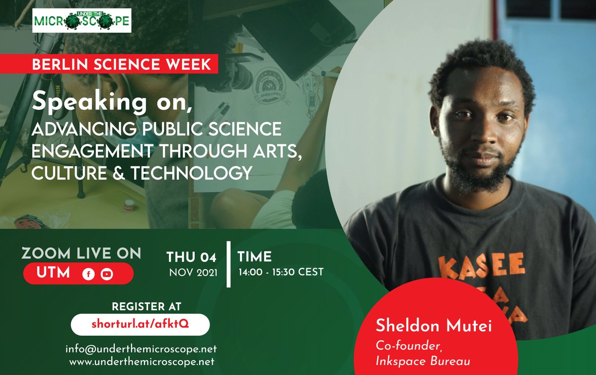 utm_org's tweet photo. As you can tell by our panelists, we *strongly* believe effective #scienceengagement integrates arts🎨. Our next #panelisthighlight, @Shelmutei an animator, and #stopmotion expert will speak more into this. We look forward to his perspective! https://t.co/ANlwXVVJLl