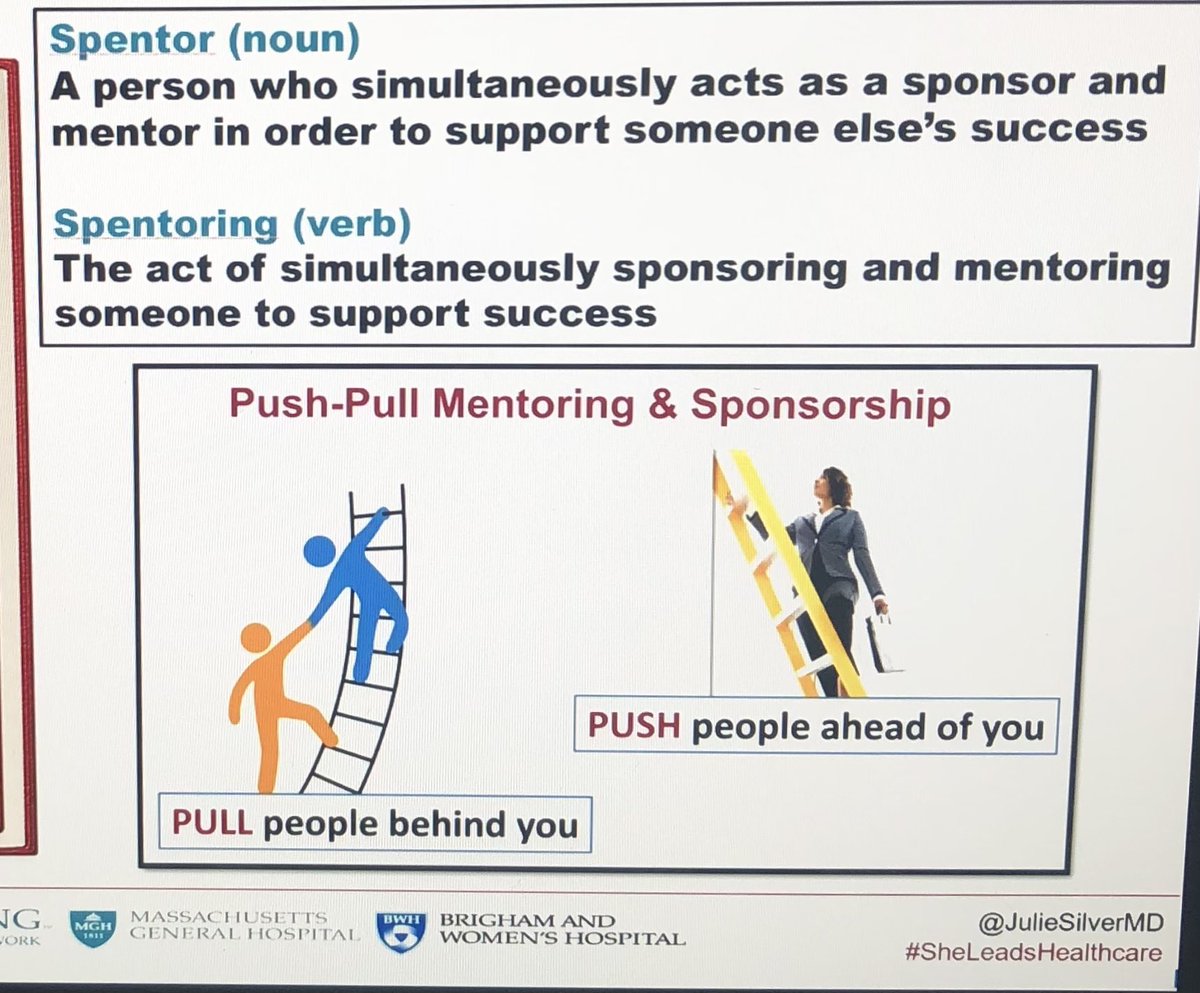 “Embody spentorship” My new favorite word-excited to spread this in #pedrad. Love the new vocabulary by @JulieSilverMD Thank you @MVGutierrezMD for a great talk on #mentorship. #SheLeadsHealthcare #GiveHerAReasonToStay #ImagingOurFuture