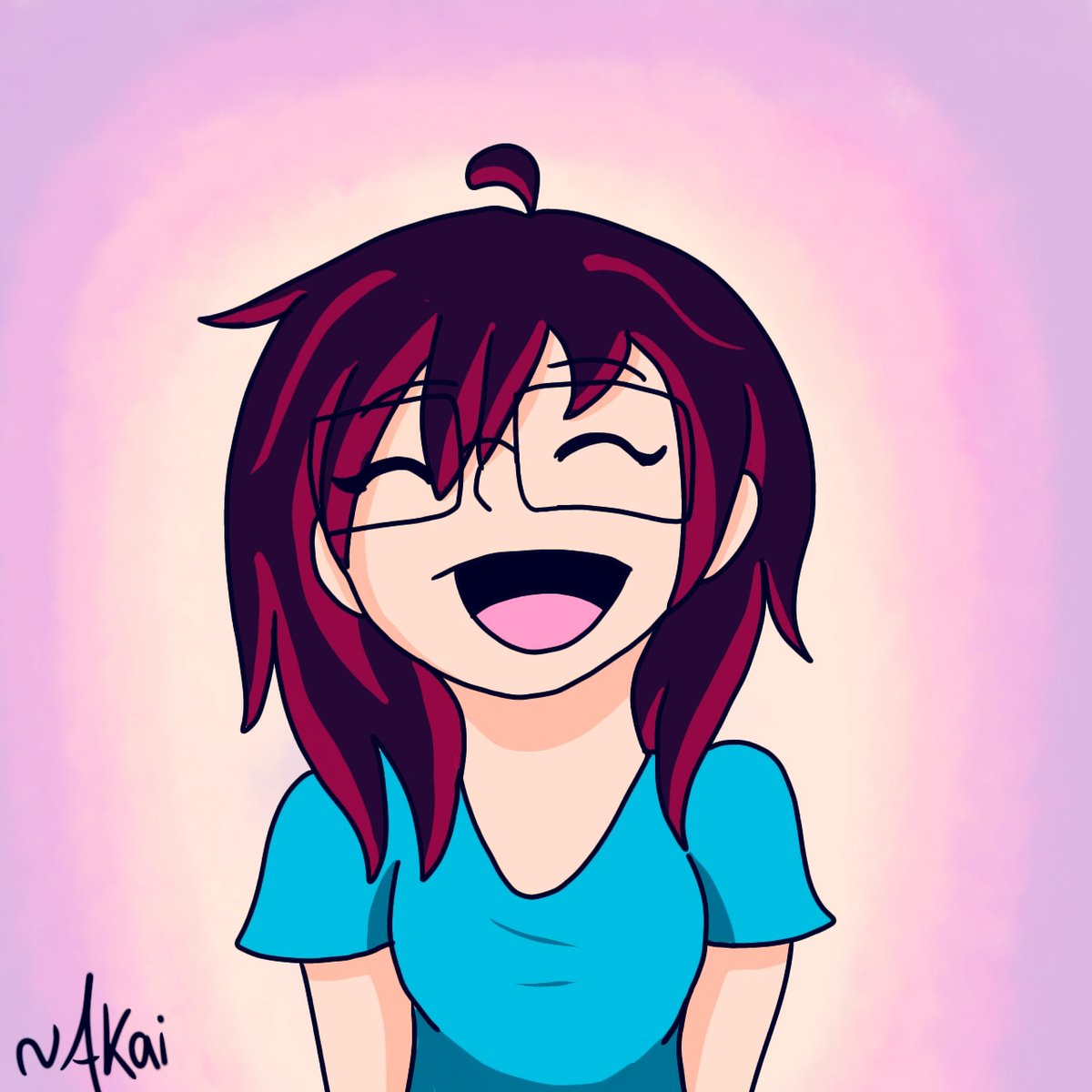 AkaiComics's tweet photo. #NuevaFotoDePerfil #NewProfilePic 
I got a hair cut and now I look like this...
I really love having my hair a little bit red

#artist #selfportrait #cartoon https://t.co/KY61iEyqe6