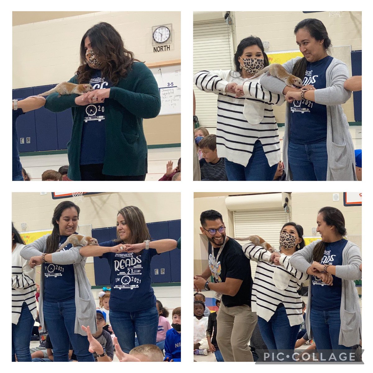 Kallison3rdGr's tweet photo. 3rd grade students enjoying animals from Barn Hill Preserve! @NISDKallison #leadthecharge https://t.co/f4jWaqFOIZ