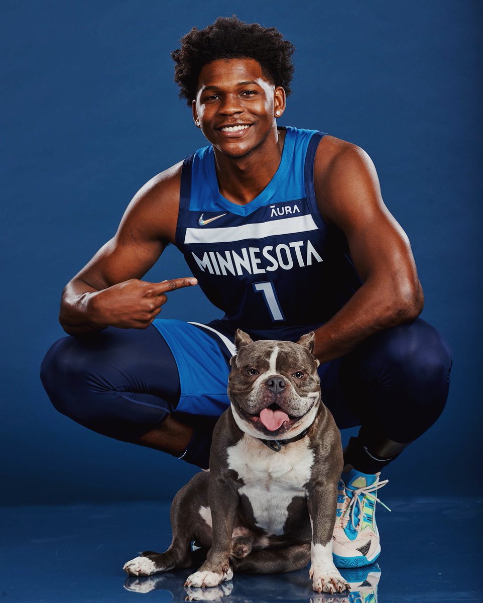 NBA_de's tweet photo. 🐺 @theantedwards_ x 🐶 @Antjr1_
#TimberwolvesAllAccess https://t.co/fca4ZHZG5n