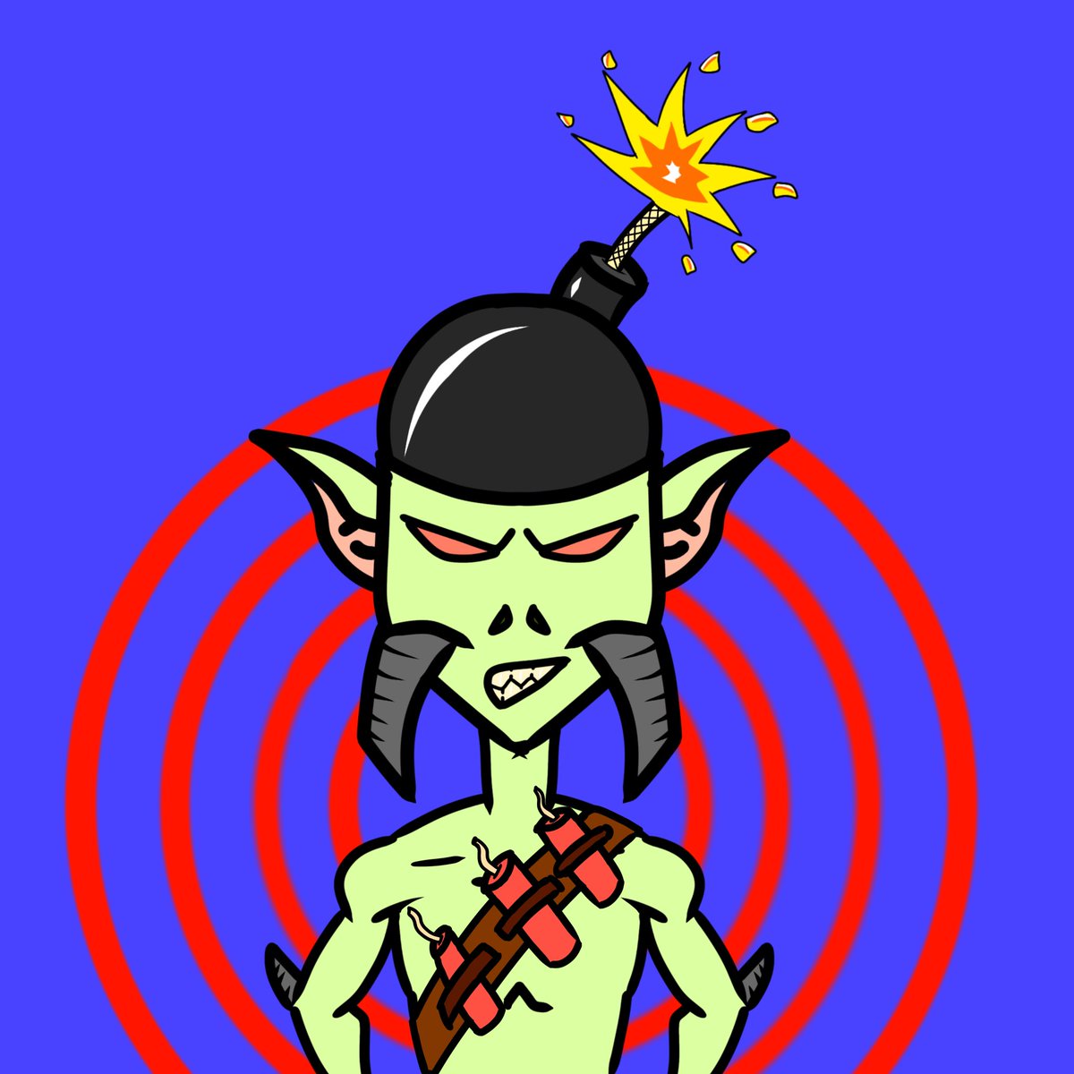 Here is our Deepavali special :
Demonic bomber x Deepavali special

Deepavali is a festival of lights (especially fireworks 🎆🎇)

Price : 
0.01 eth polygon chain
(No gas 🔥🔥)

Link :
opensea.io/assets/matic/0…

#NFTCommunity
#nftcollectors
#NFT #polygonNFT #OpenSeaNFT