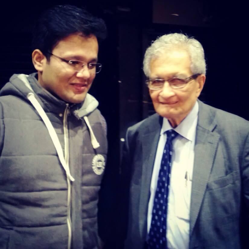 Wishing Prof Amartya Sen a very happy birthday..

(This is a 8 yr old pic taken at the LSE) 