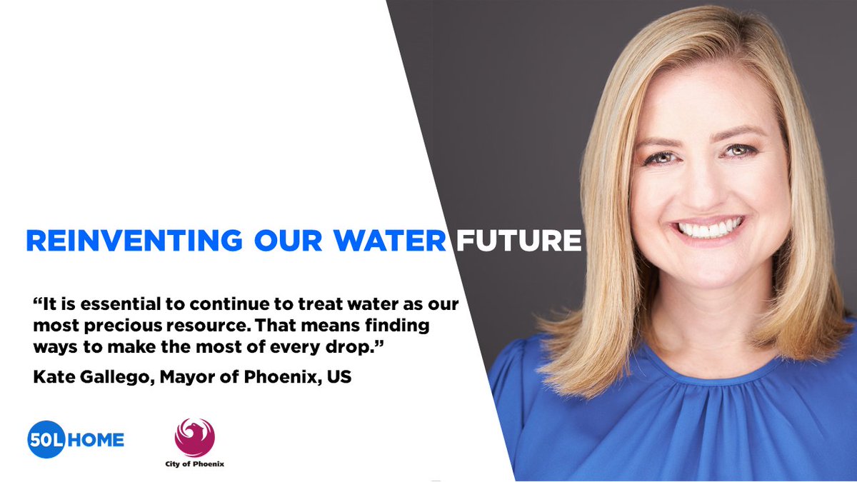 50LHome's tweet photo. We're delighted to announce our new Public Sector Co-Chair: @MayorGallego of @CityofPhoenixAZ! 👏 A champion of water conservation and climate action, Mayor Kate Gallego will help us identify 🔍 innovative breakthroughs for cities that will become standard practices of the future https://t.co/PkBhcmVWks