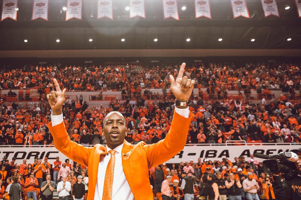 okstate's tweet image. The #CowboyFamily supports our @OSUMBB team and Coach Boynton 🧡