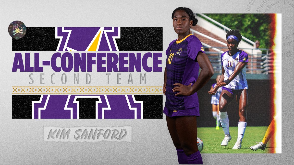 ECUSoc's tweet photo. For the third straight year, Kim Sanford was named to the @American_WSoc All-Conference Second-Team!

Kim is the first Pirate to earn three AAC All-Conference awards and holds the East Carolina record with 84 matches played!

📰https://t.co/sLo7hUht5D https://t.co/2oeE9GjDIE