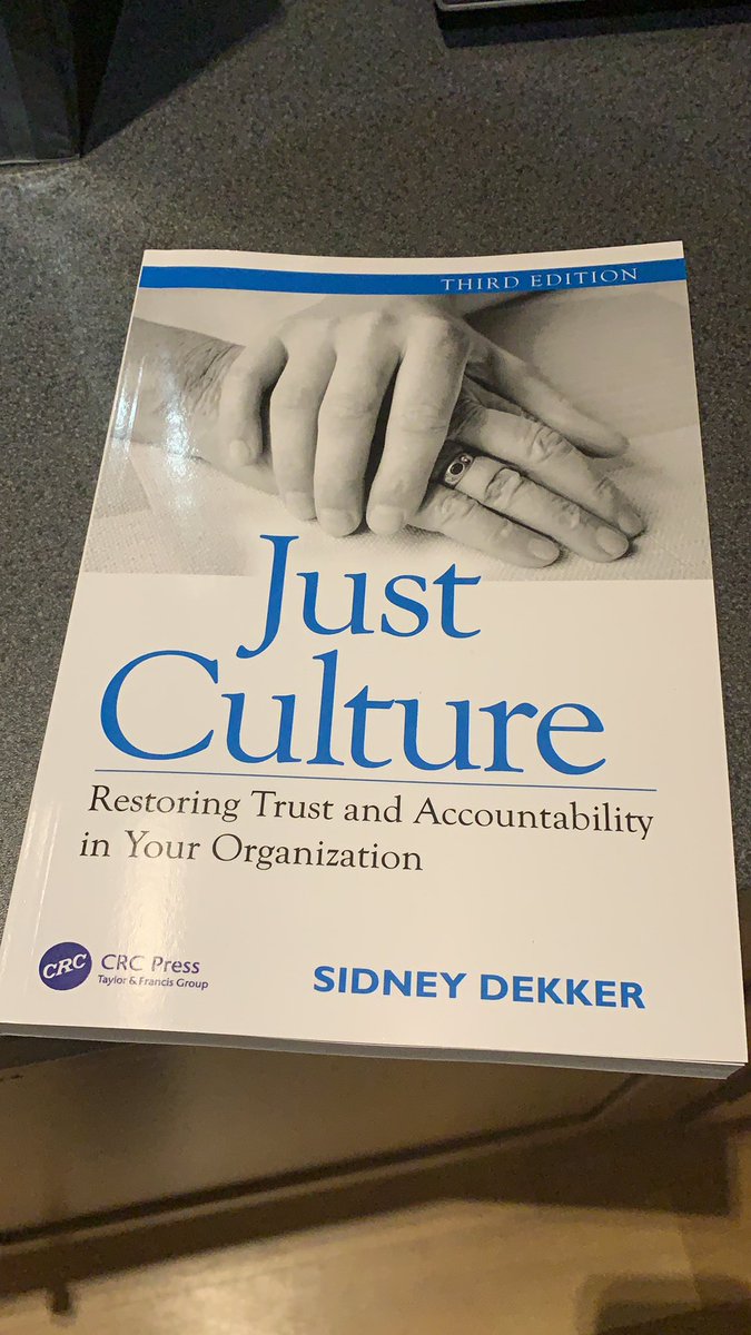 debbiewheddon's tweet photo. Am loving my #justculture journey so much with @amandajoyoates and @NorthumbriaUni that I’ve bought my own copy so the library @croydonhealth can share their copy with the whole Trust to help me bring this amazing concept a reality in the future https://t.co/uMXpzYjEpU