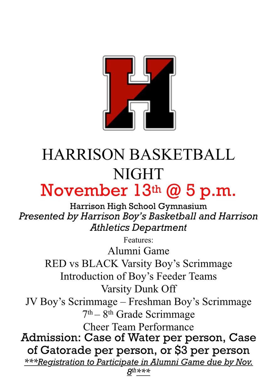 Warrior fans we need your help! If this gets 500 retweets, our AD Coach Thomas, will suit up and play in the alumni game on November 13 at the <a href="/HHS_Basketball/">Harrison Warriors</a> Alumni Game!